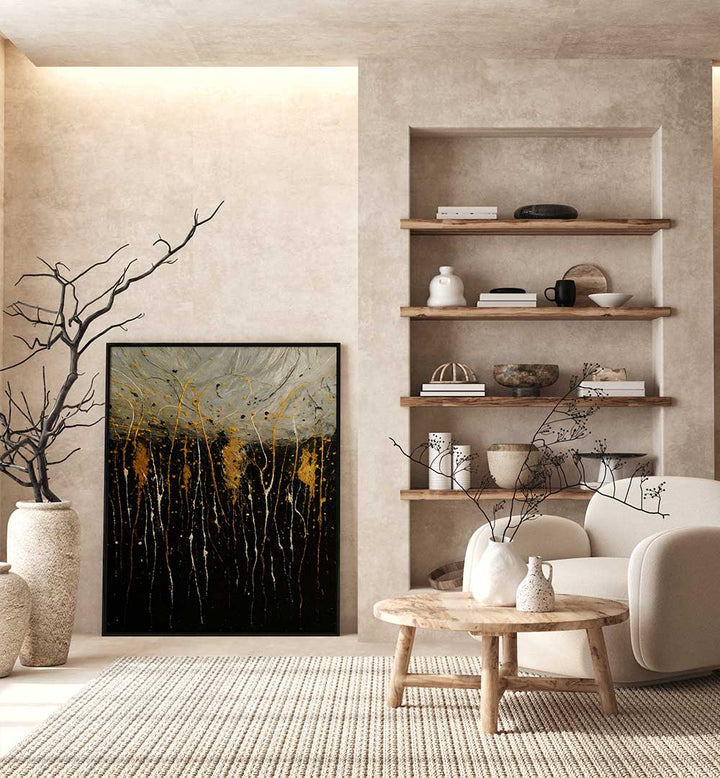 HARVEST OF DARKNESS , EXPRESSIONISM PAINTINGS