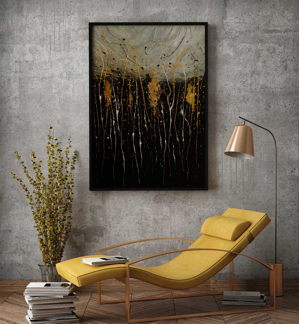 HARVEST OF DARKNESS , EXPRESSIONISM PAINTINGS