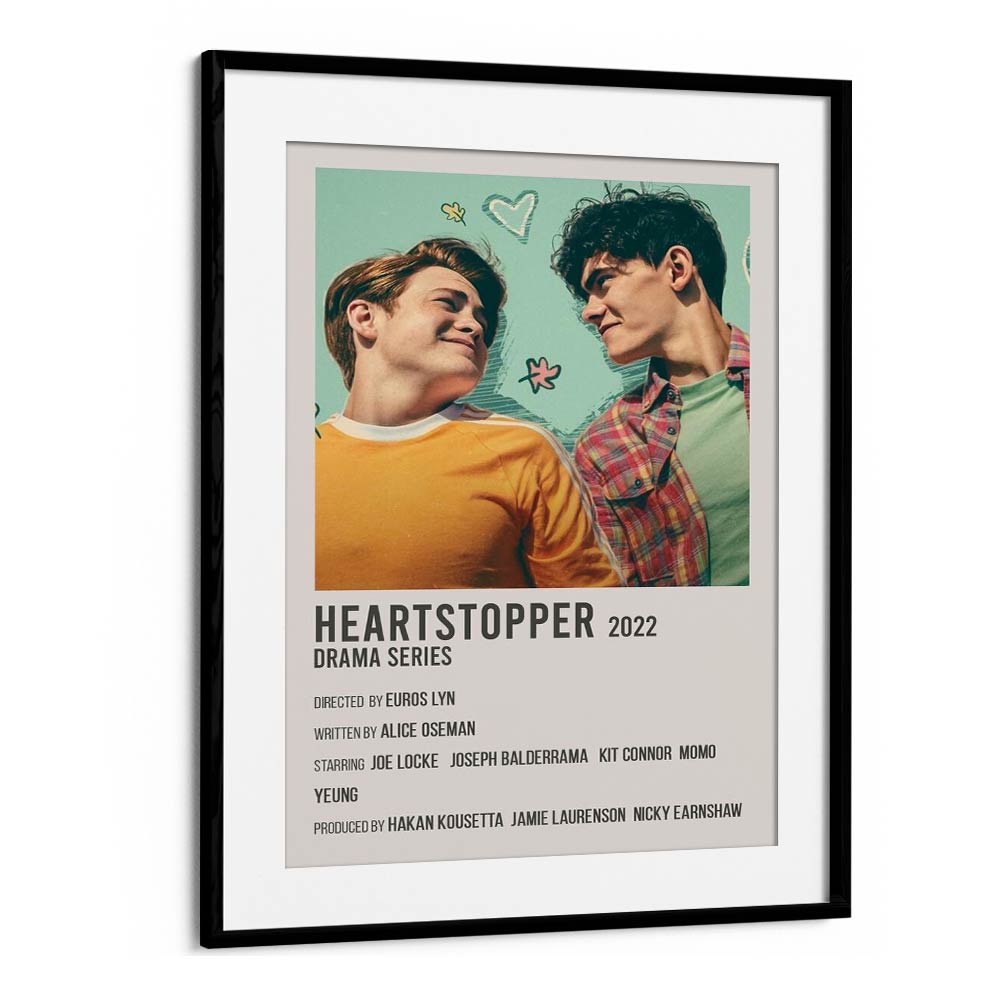 HEARTSTOPPER 2022 MOVIE POSTERS in Black Frame With Mount