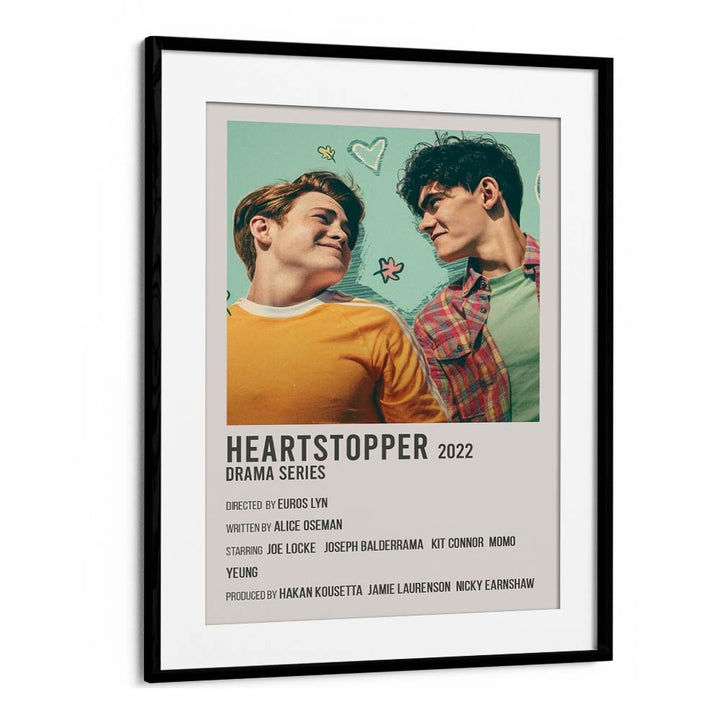 HEARTSTOPPER 2022 MOVIE POSTERS in Black Frame With Mount