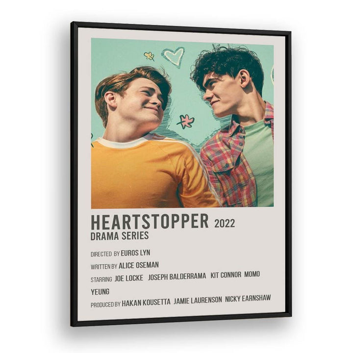 HEARTSTOPPER 2022 MOVIE POSTERS in Black Plain Frame