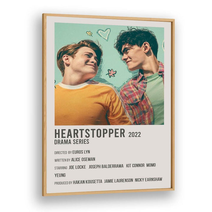 HEARTSTOPPER 2022 MOVIE POSTERS in Oak Wood Plain Frame