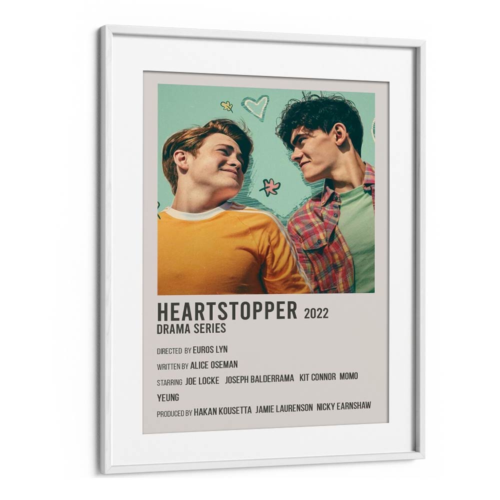 HEARTSTOPPER 2022 MOVIE POSTERS in White Frame With Mount