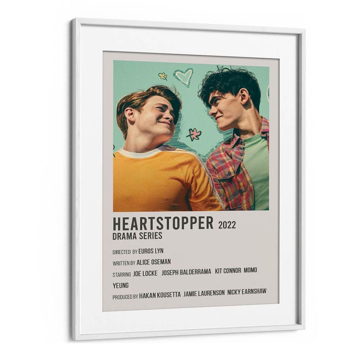 HEARTSTOPPER 2022 MOVIE POSTERS in White Frame With Mount