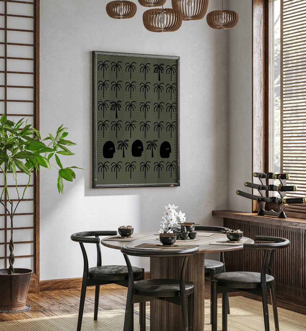 Elegant interior featuring HEAVENLY MOMENT II, ABSTRACT PAINTINGS, enhancing relaxation and aesthetics in home decor.