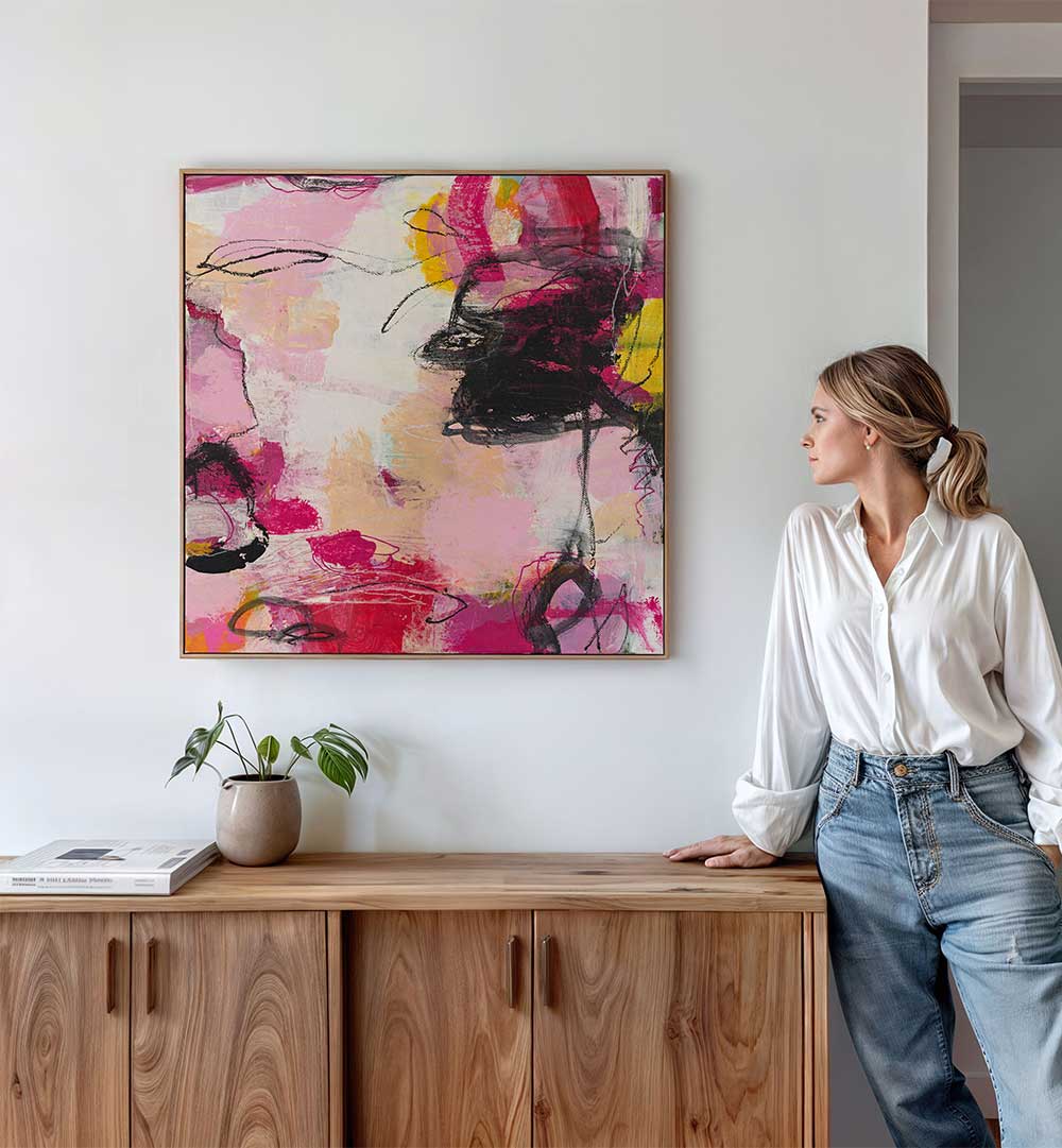 HER SWEET PARFUME , ABSTRACT PAINTINGS