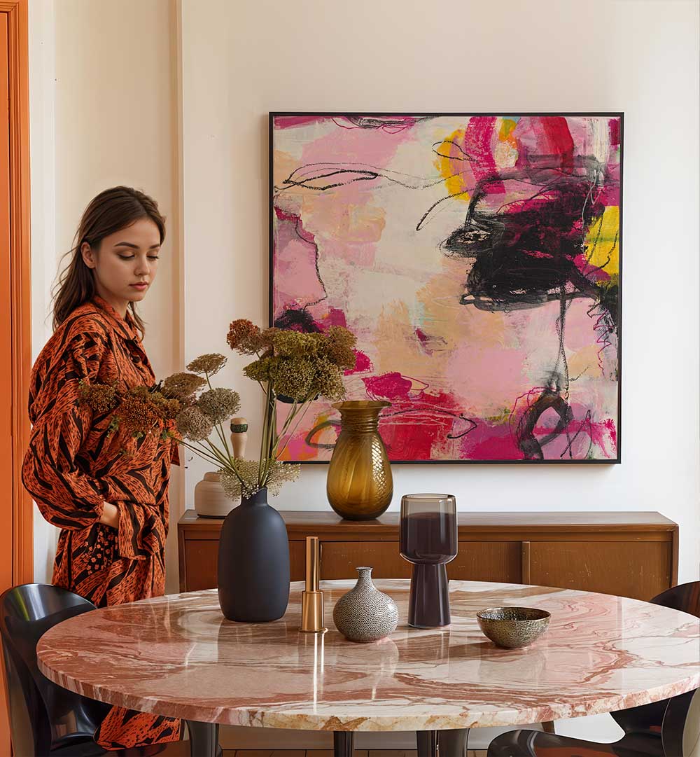 HER SWEET PARFUME , ABSTRACT PAINTINGS