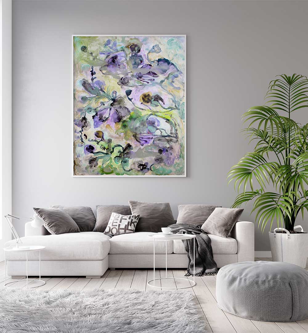 HERBARIUM DANCE , FLORAL FLOWER PAINTINGS