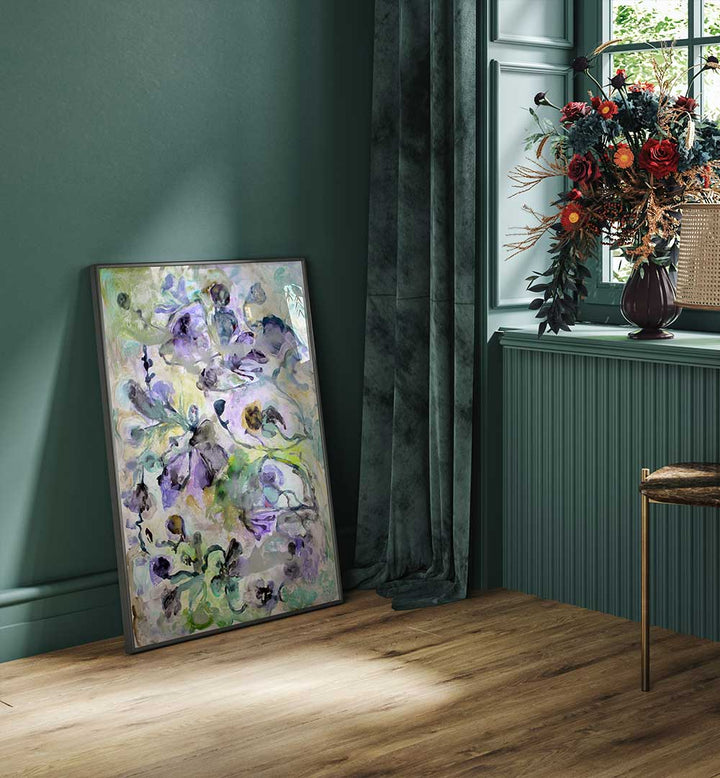 HERBARIUM DANCE , FLORAL FLOWER PAINTINGS