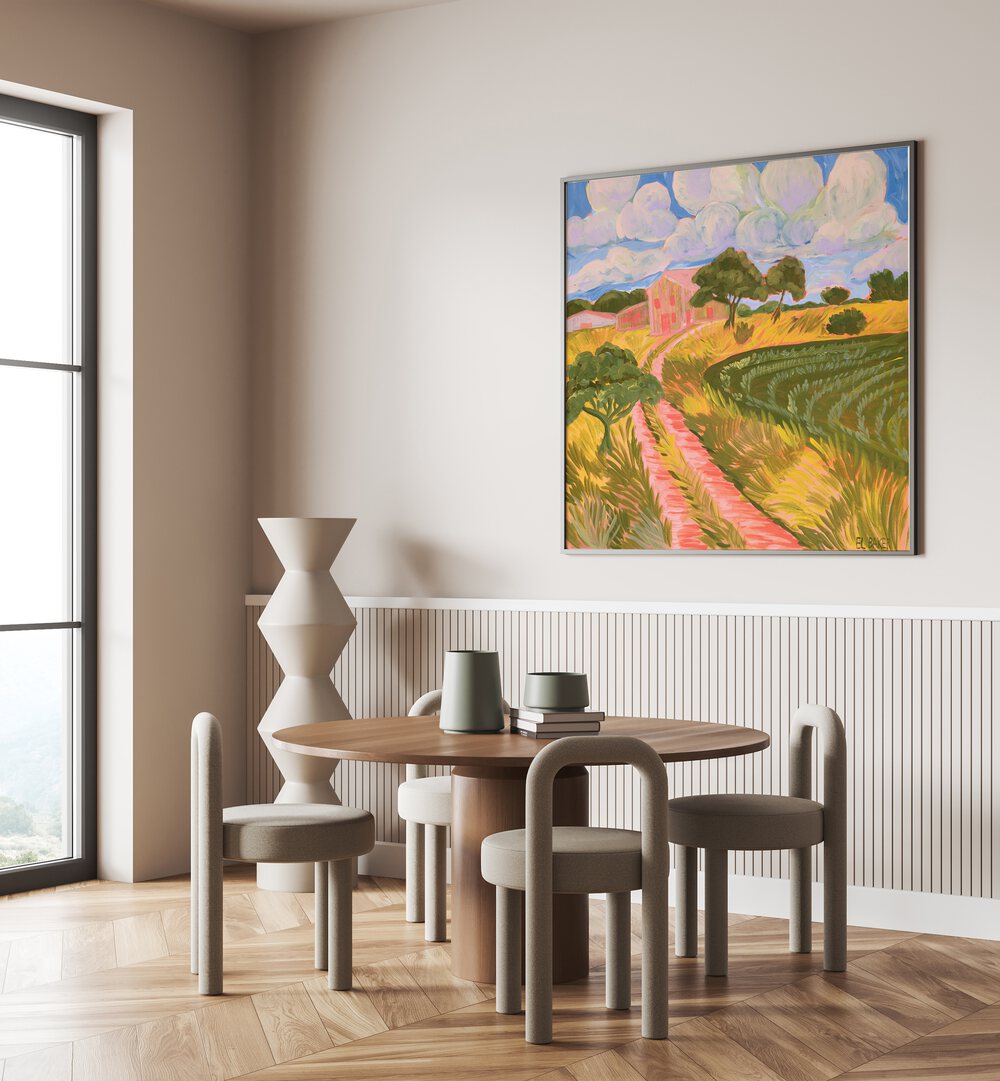 HILL COUNTRY RANCH , LANDSCAPE PAINTINGS