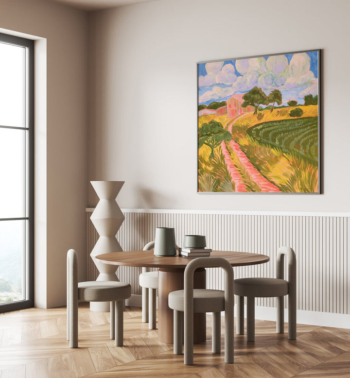 HILL COUNTRY RANCH , LANDSCAPE PAINTINGS