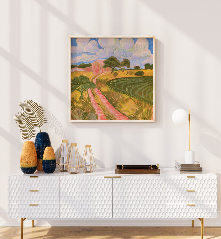 HILL COUNTRY RANCH , LANDSCAPE PAINTINGS