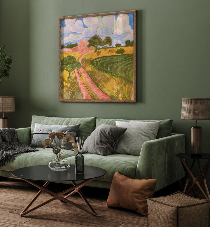 HILL COUNTRY RANCH , LANDSCAPE PAINTINGS