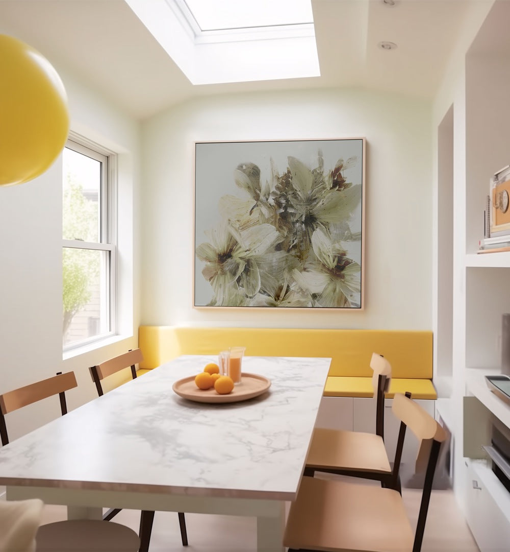 Brighten your space with HILL FLOWERS , ABSTRACT PAINTINGS, showcasing serene wildflowers in vibrant hues.