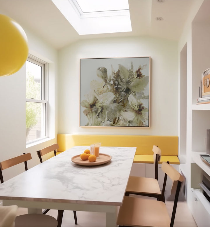 Brighten your space with HILL FLOWERS , ABSTRACT PAINTINGS, showcasing serene wildflowers in vibrant hues.