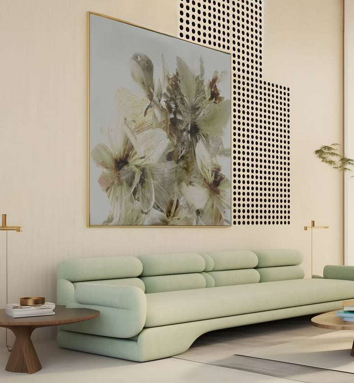 Hill Flowers, Abstract Paintings brighten up living spaces with vibrant floral designs inspired by nature's beauty.