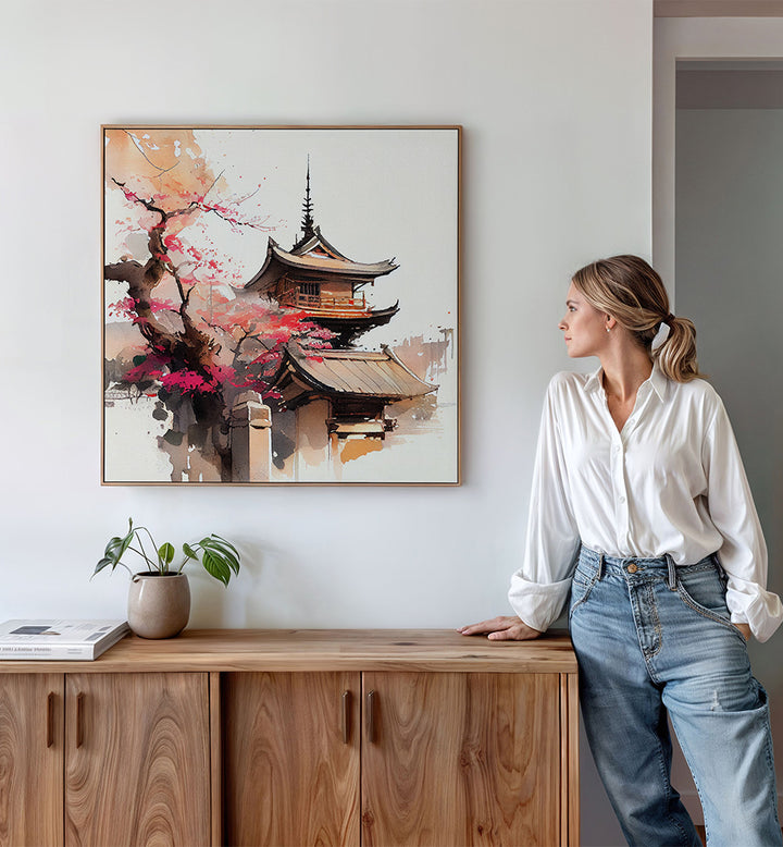 JAPAN WORLD WATERCOLOR PAINTING , JAPANESE PAINTINGS