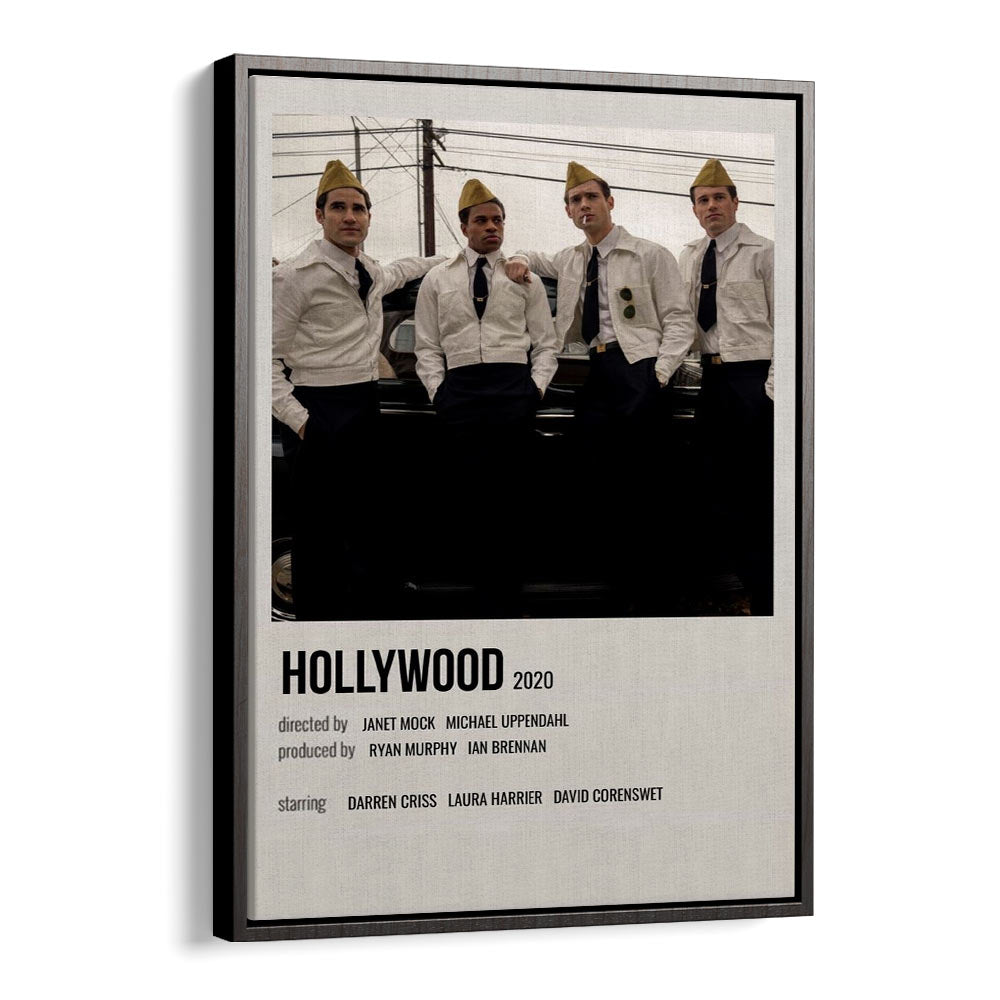 HOLLYWOOD 2020 MOVIE POSTERS in Black Floater Frame