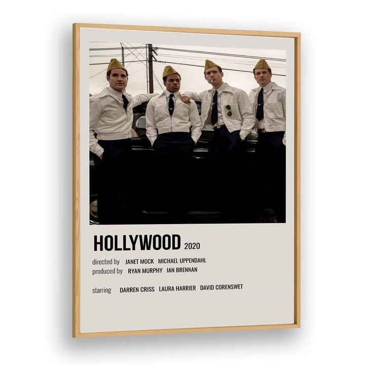 HOLLYWOOD 2020 MOVIE POSTERS in Oak Wood Plain Frame