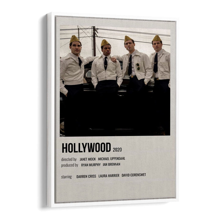 HOLLYWOOD 2020 MOVIE POSTERS in White Floater Frame