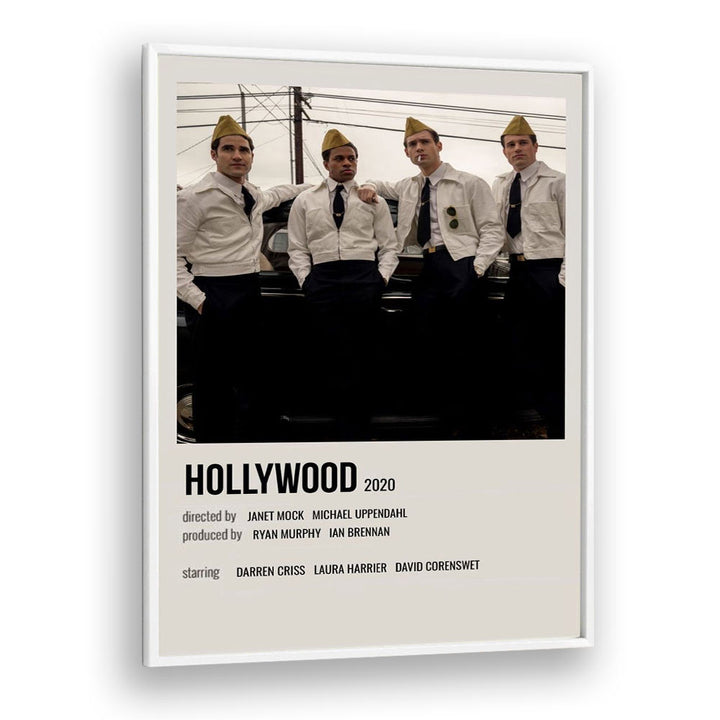 HOLLYWOOD 2020 MOVIE POSTERS in White Plain Frame