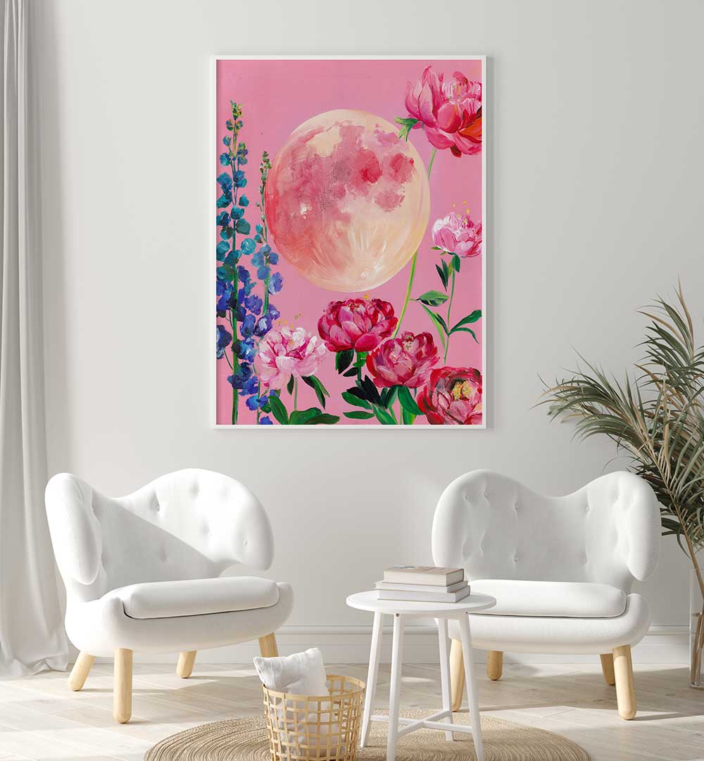 HONEYMOON SMALL , FLORAL FLOWER PAINTINGS