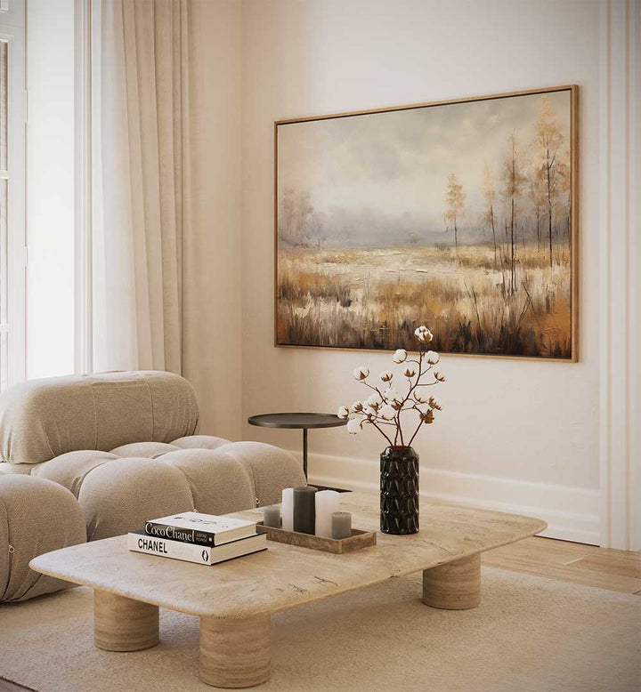 HORIZONTAL ABSTRACT LANDSCAPE VII , LANDSCAPE PAINTINGS