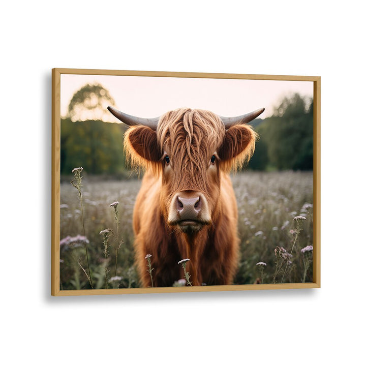 HIGHLAND COW BY TREECHILD, WILDLIFE ART PRINTS