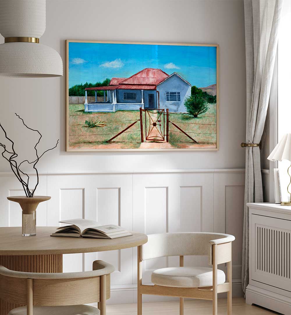 Vibrant HOUSE , INDIAN ART PAINTINGS enhance your living space with cultural richness and creativity.