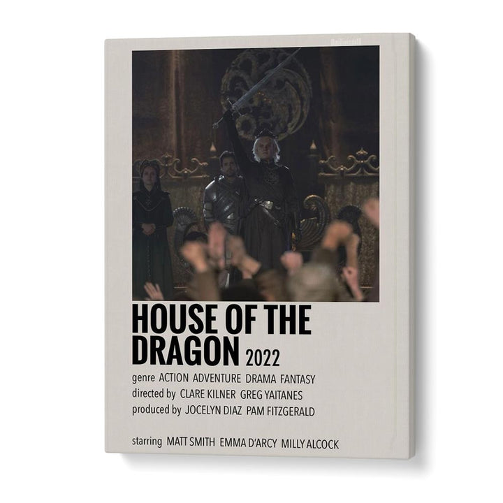 HOUSE OF THE DRAGON 2022 I MOVIE POSTERS in Gallery Wrap 