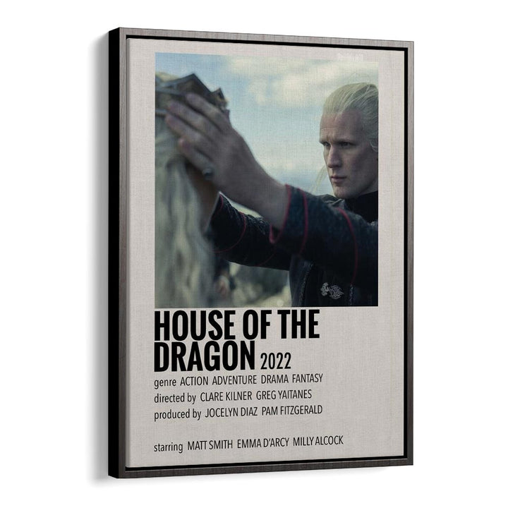 HOUSE OF THE DRAGON 2022 II MOVIE POSTERS in Black Floater Frame
