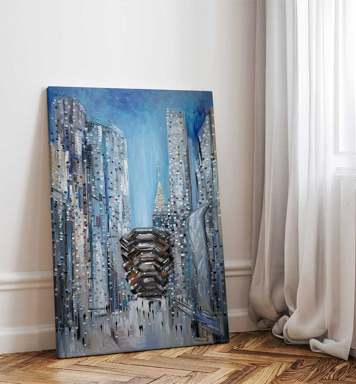 HUDSON YARDS , MODERN IMPRESSIONISM PAINTINGS