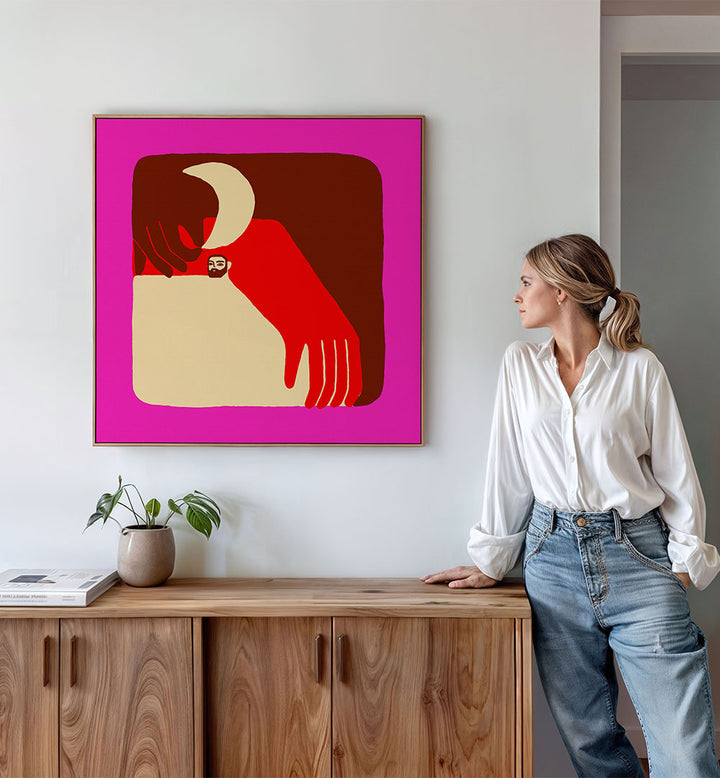 HUMAN FORMS WITH A VIVID COLORS , FASHION POSTERS