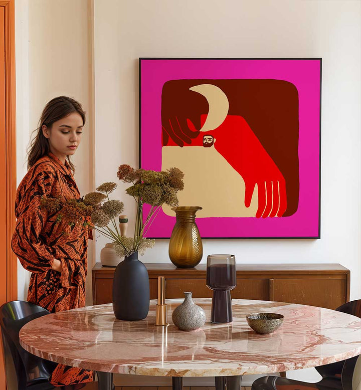 HUMAN FORMS WITH A VIVID COLORS , FASHION POSTERS