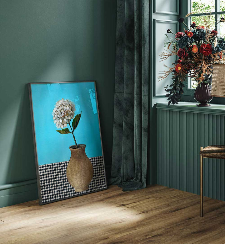 HYDRANGEA STILL LIFE , FLORAL FLOWER PAINTINGS