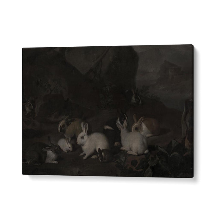 Haunted Hoppity Gothic Wall Art Prints in Gallery Wrap