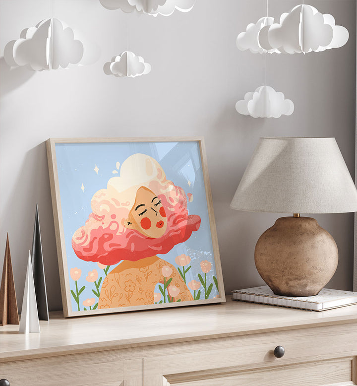 HEAD ON CLOUD , PORTRAITS & FIGURATIVE ILLUSTRATIONS