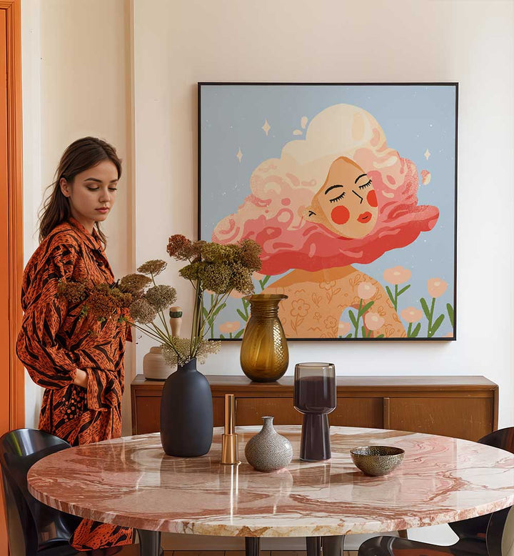 HEAD ON CLOUD , PORTRAITS & FIGURATIVE ILLUSTRATIONS