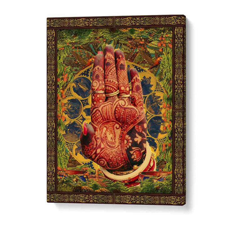 Henna Hand By Cosmo Zach Surreal Art Prints Surrealism in Gallery Wrap