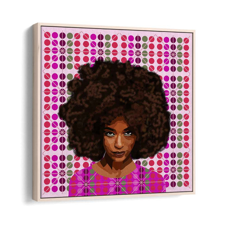 Heres Looking At You By Lynnda Rakos Pop Art Paintings Pop Art Prints in Oak Wood Floater Frame