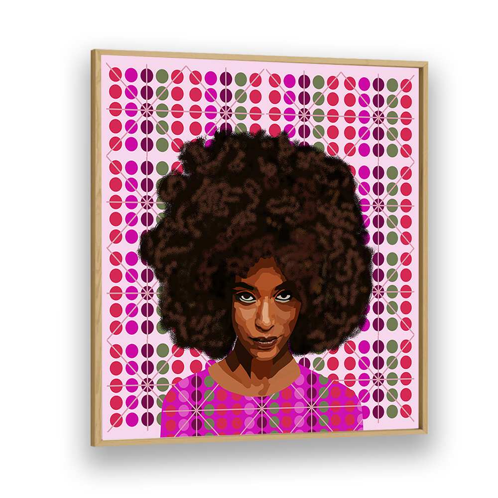 Heres Looking At You By Lynnda Rakos Pop Art Paintings Pop Art Prints in Oak Wood Plain Frame