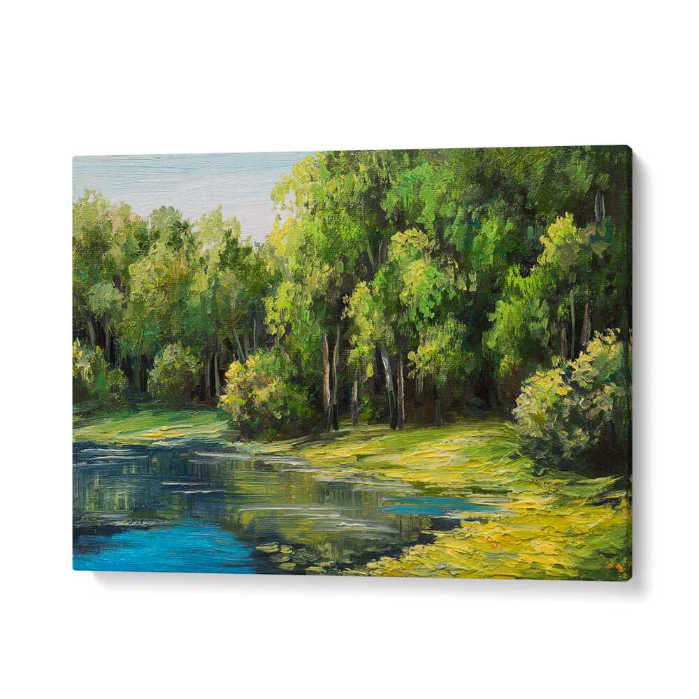 Hidden Waters Vintage European Paintings in Gallery Wrap