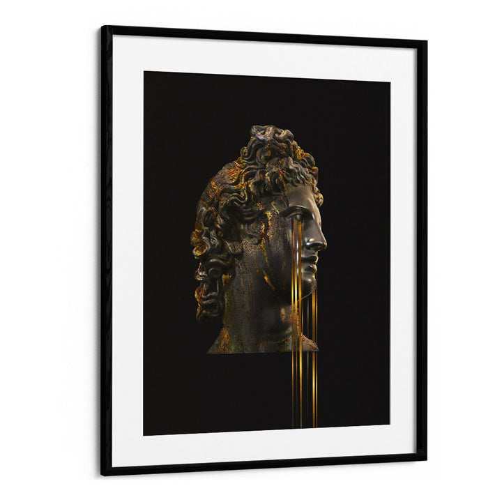 Hunter By Frank Moth Surreal Art Prints Surrealism in Black Frame With Mount