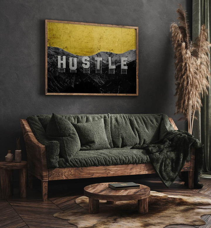 Transform your space with HUSTLE HILLS, QUOTES posters, designed to inspire and elevate your motivation.