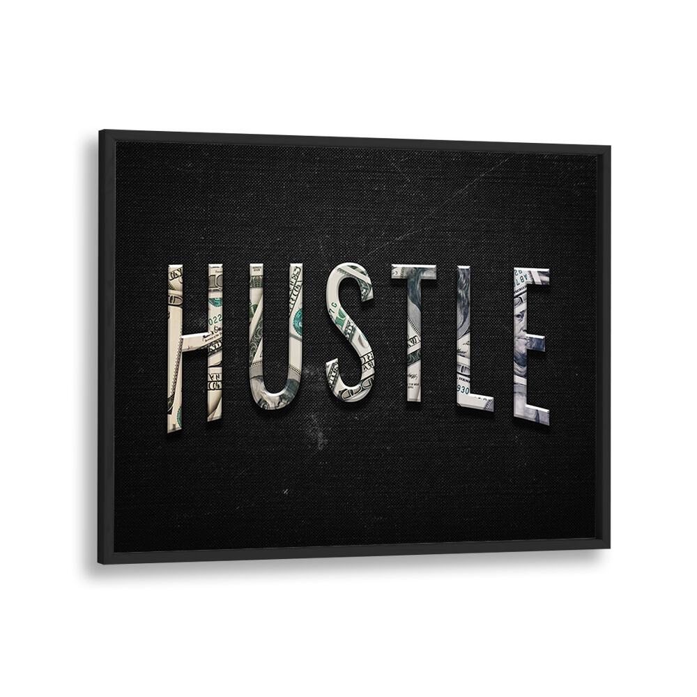 HUSTLE Quotes & Typography Posters enhance your space with motivational art that inspires ambition and drive.