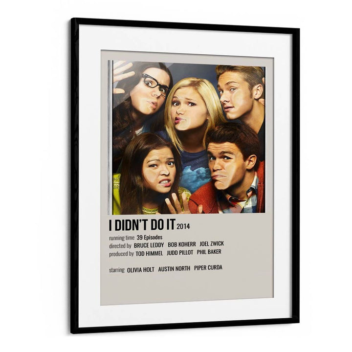 I DIDNT DO IT 2014 MOVIE POSTERS in Black Frame With Mount