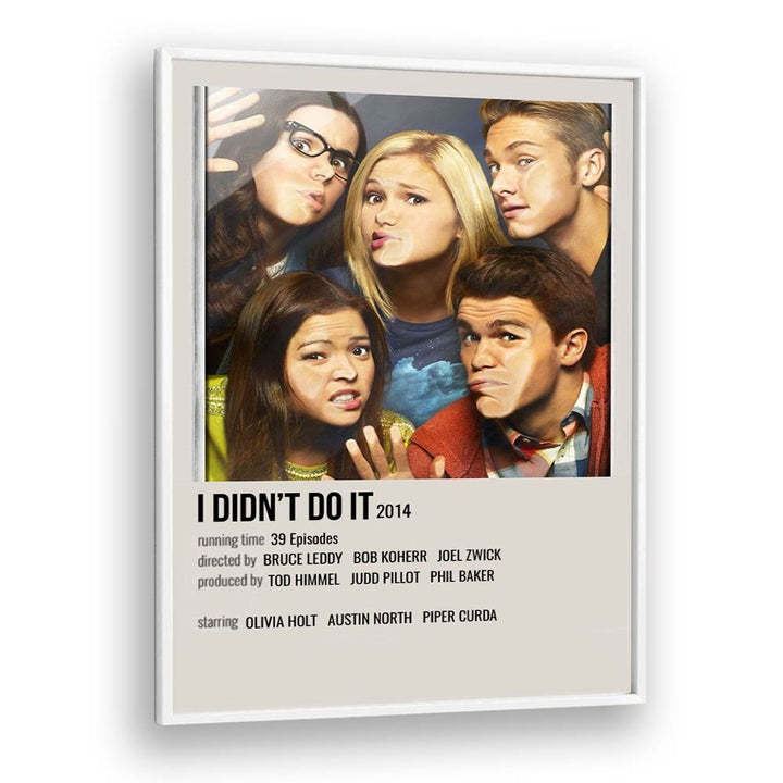 I DIDNT DO IT 2014 MOVIE POSTERS in White Plain Frame