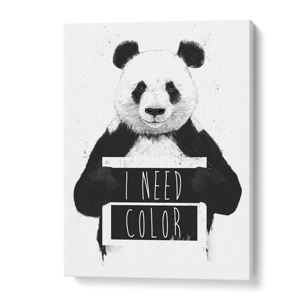 I Need Color By Balazs Solti Kids Room Art in Gallery Wrap