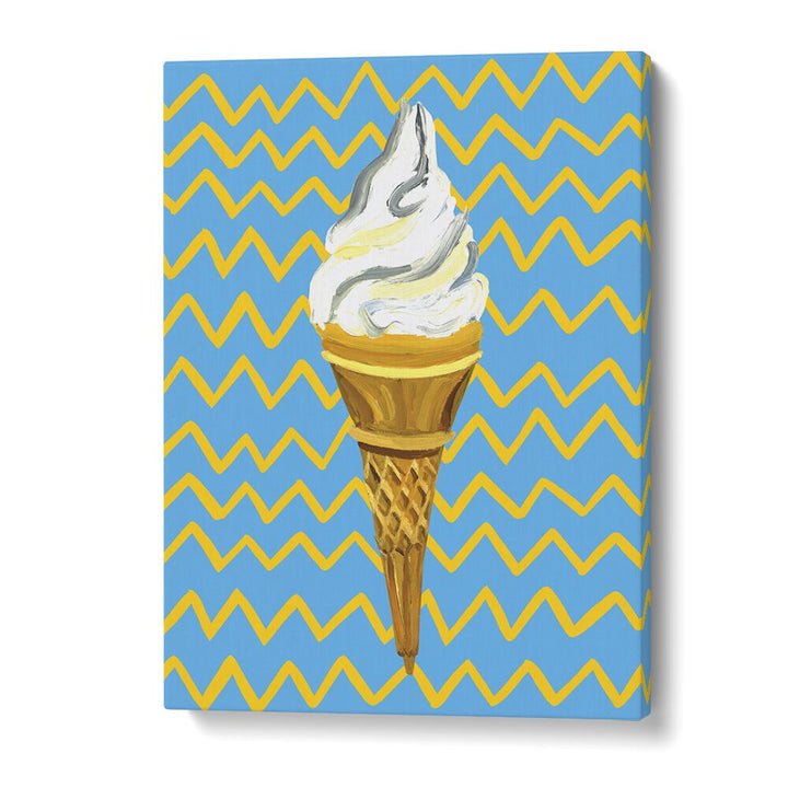 Ice Cream Blue Bar & Cafe Artwork in Gallery Wrap