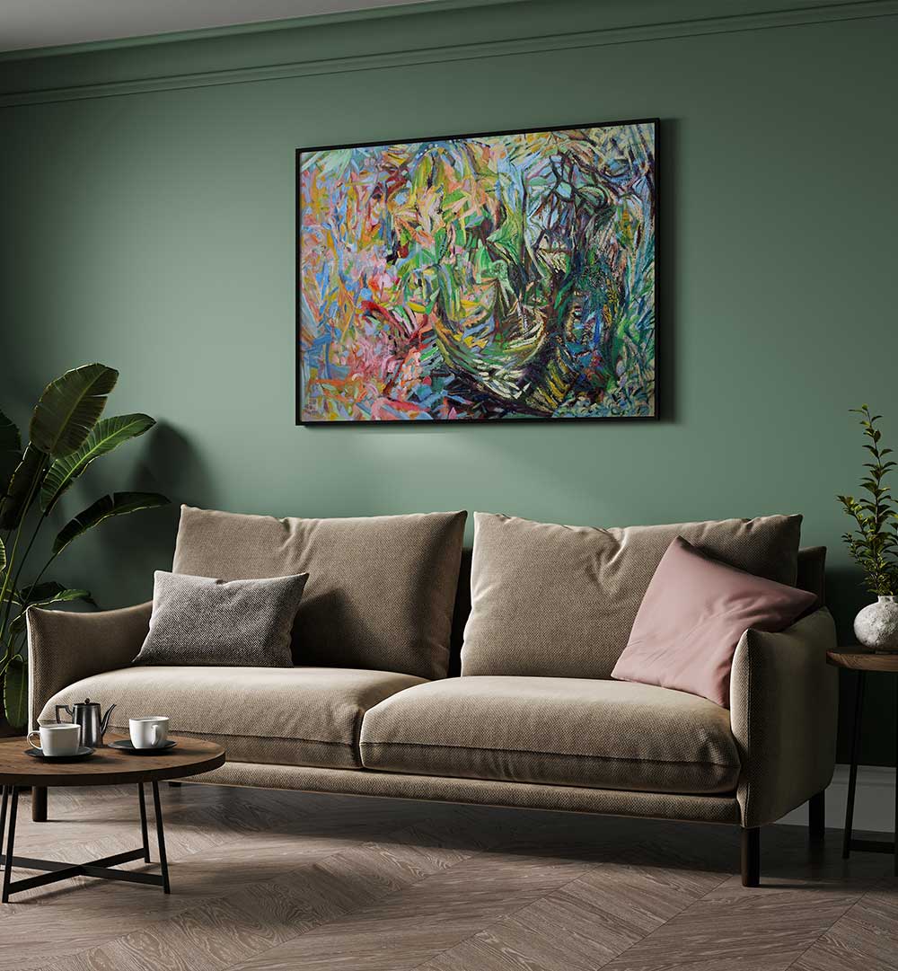 ILLUMINATED FOREST , ABSTRACT PAINTINGS